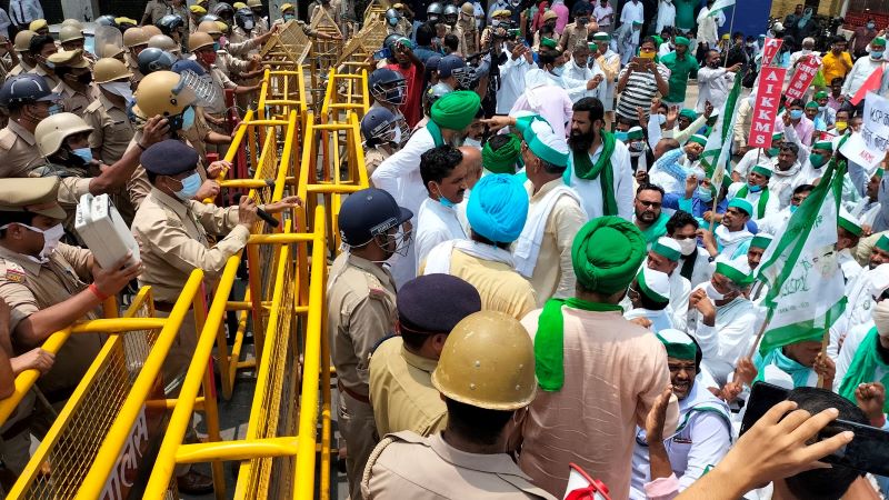 Farmers Protest Farm Laws Farmers Reached Lucknow To Meet Governor
