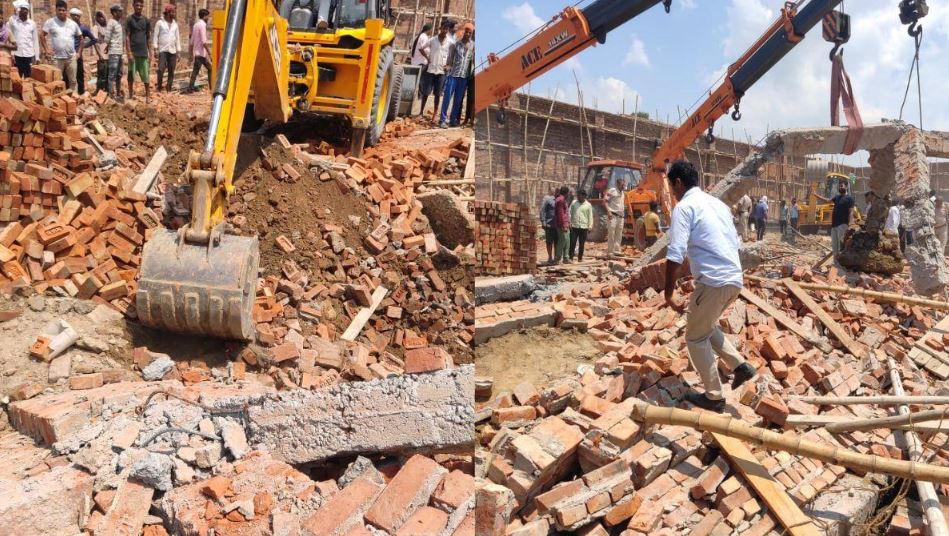 दिल्ली : अलीपुर में दीवार गिरने से 6 मजदूरों की मौत, कई लोगों के मलबे में दबे होने की आशंका