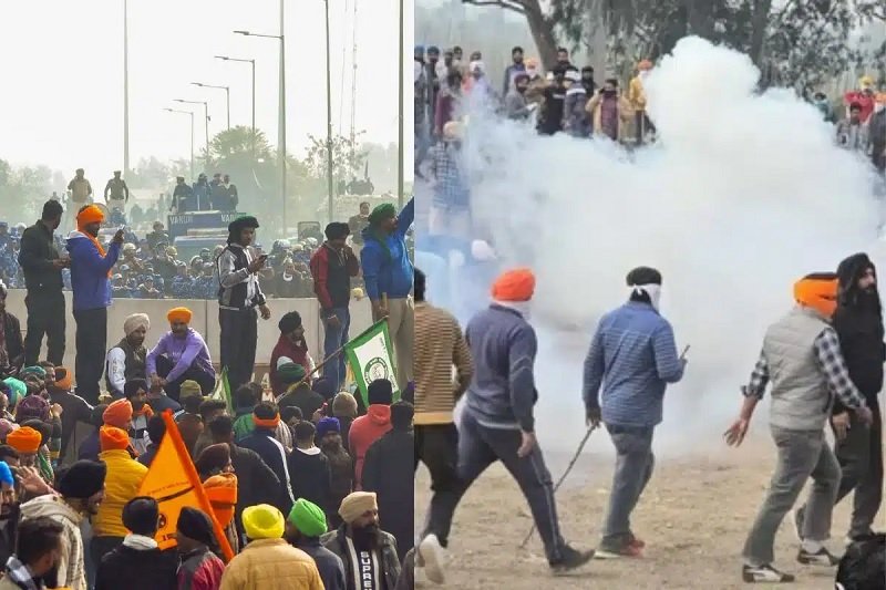 आज किसानों का दिल्ली कूच, शंभू बॉर्डर पर फिर मचा हंगामा, प्रदर्शनकारियों और पुलिस के बीच झड़प